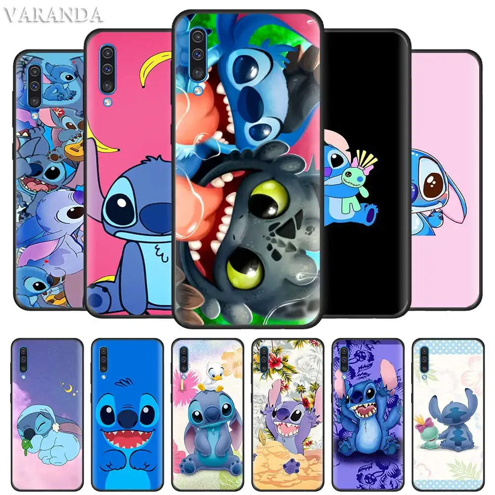 Cute Cartoon Stitch Case for Samsung A90 5G A50 A40 A30 S A80 A70 A10 A20 e A9 A7 A8 Plus 2018 Black Silicone Cover
Cute Cartoon Stitch Case for Samsung A90 5G A50 A40 A30 S A80 A70 A10 A20 e A9 A7 A8 Plus 2018 Black Silicone Cover