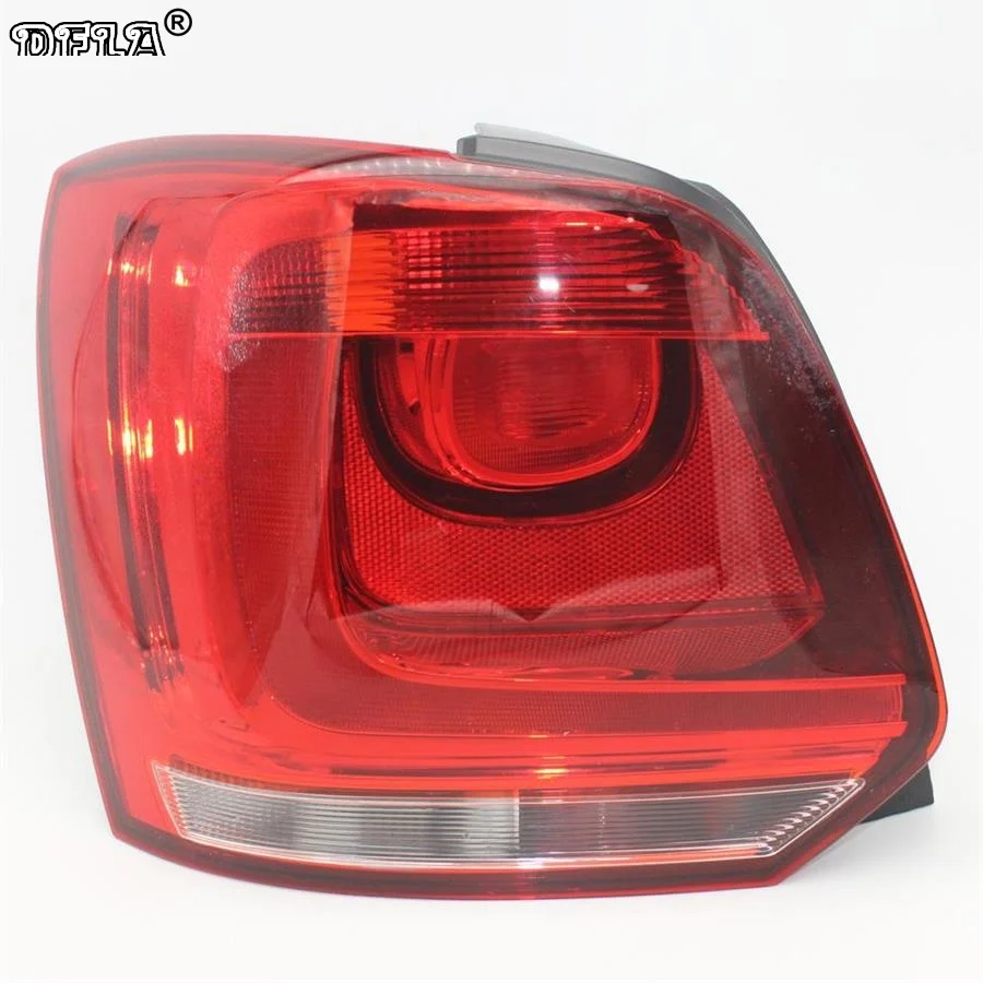 Левая сторона заднего светильник для VW Polo 6R Хэтчбек 2009 2010 2011 2012 2013 Новинка 2014 года