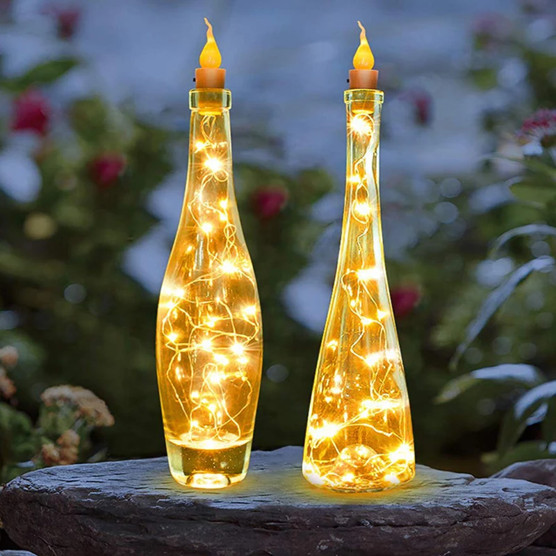 10pcs Wine Bottle Lights LED Fairy Cork Shaped String Light Christmas Party Festival Strip with LED Beads and Candle Light
10pcs Wine Bottle Lights LED Fairy Cork Shaped String Light Christmas Party Festival Strip with LED Beads and Candle Light