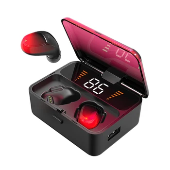 ES01 TWS Bluetooth Earphone V5.0 Press Wireless Earbuds 9D Stereo Sport Waterproof Headset Handsfree LED Power Display Red 
ES01 TWS Bluetooth Earphone V5.0 Press Wireless Earbuds 9D Stereo Sport Waterproof Headset Handsfree LED Power Display Red