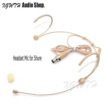 Condenser Headworn Headset Microphone Cardioid Mic with Mini 4 Pin XLR TA4F Connector for Shure Wireless Body-Pack Transmitter
Condenser Headworn Headset Microphone Cardioid Mic with Mini 4 Pin XLR TA4F Connector for Shure Wireless Body-Pack Transmitter