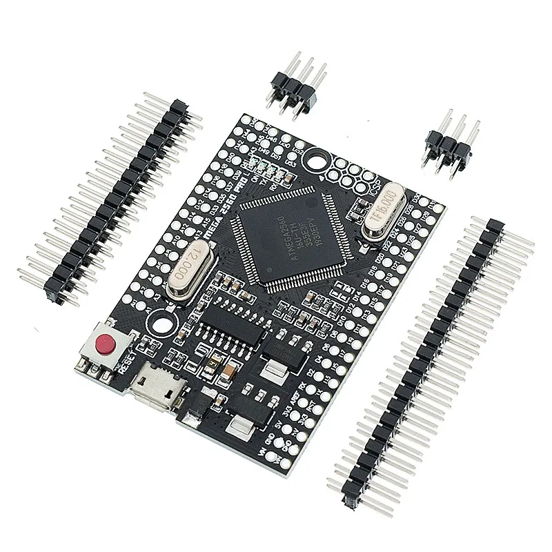 10 шт. Мега 2560 PRO (вшивка) CH340G ATmega2560-16AU с мужскими pinheaders совместимы Mega Бесплатная