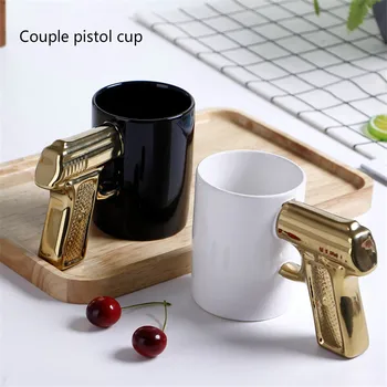 JM Creative Bar Pistol Mark Beer Cup Couple Breakfast Milk Tea Cup Office Dorm Spoof Gift Ceramic Coffee Cup Home Cafe Best Gift
JM Creative Bar Pistol Mark Beer Cup Couple Breakfast Milk Tea Cup Office Dorm Spoof Gift Ceramic Coffee Cup Home Cafe Best Gift
