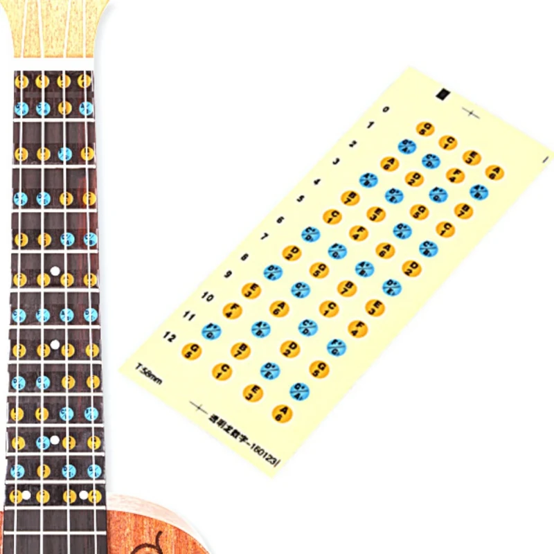 Ukulele Musical Scale Stickers Music Note Fret Stickers Adhesive Paper Beginner Children's Ukulele Label Decals //
Ukulele Musical Scale Stickers Music Note Fret Stickers Adhesive Paper Beginner Children's Ukulele Label Decals //