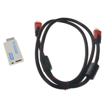 Wii to HDMI adapter with 5 feet high speed HDMI cable Wii2hdmi adapter for Wii Wii AV multi-output plug DVI black 2W or less
Wii to HDMI adapter with 5 feet high speed HDMI cable Wii2hdmi adapter for Wii Wii AV multi-output plug DVI black 2W or less