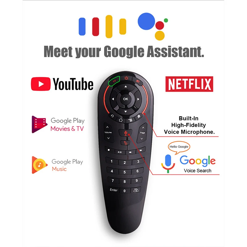 New G30 remote control 2.4G wireless voice mouse Air 33 keys IR learning Gyro smart remote detection for game tv box android
New G30 remote control 2.4G wireless voice mouse Air 33 keys IR learning Gyro smart remote detection for game tv box android