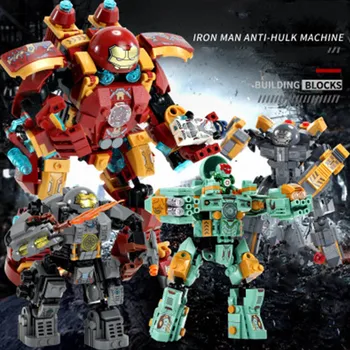 Lepining Marvel Avengers Endgame Super Hero Hulk Ironman War MK38 Machine Building Blocks Bricks Hulkbuster Kids Toys Gift
Lepining Marvel Avengers Endgame Super Hero Hulk Ironman War MK38 Machine Building Blocks Bricks Hulkbuster Kids Toys Gift