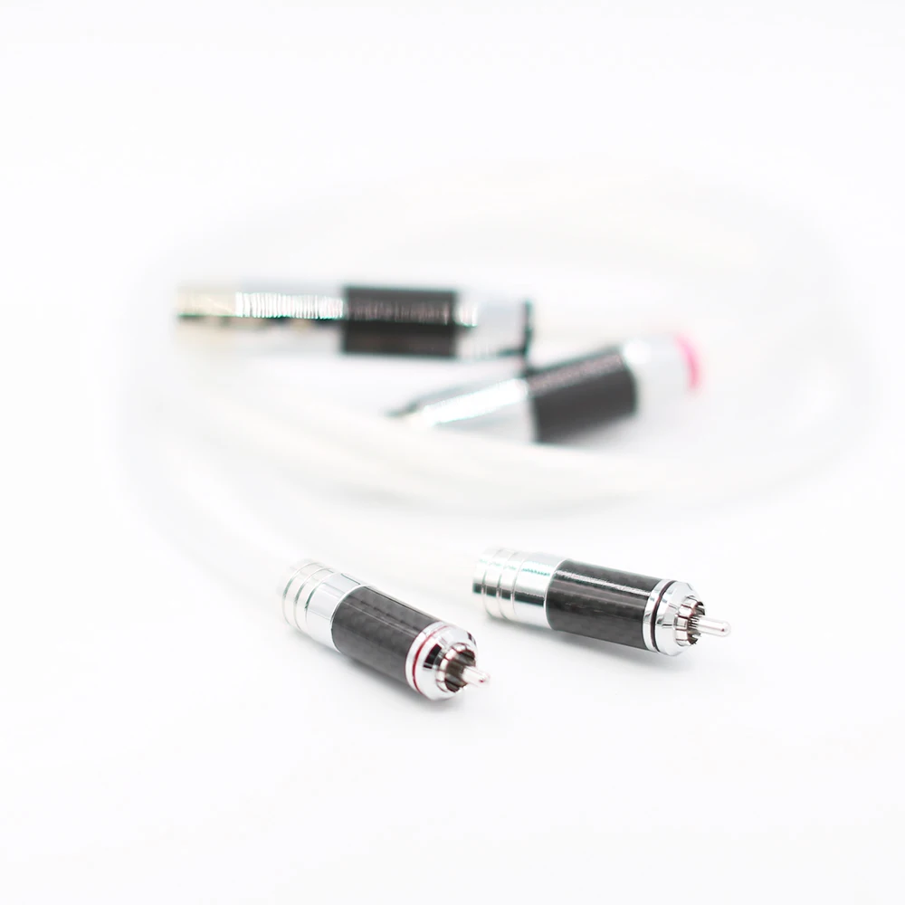 1 Pair HIFI 5N Single crystal Silver Plated RCA Male To XLR Female Plug Audio Cable
1 Pair HIFI 5N Single crystal Silver Plated RCA Male To XLR Female Plug Audio Cable