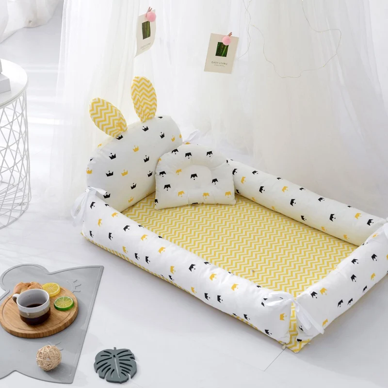 2pcs Washable Baby Travel Bed Cartoon Baby Bed Pillow Baby Nest Bed Folding Toddler Cradle Portable Crib Newborn Crib Sets
2pcs Washable Baby Travel Bed Cartoon Baby Bed Pillow Baby Nest Bed Folding Toddler Cradle Portable Crib Newborn Crib Sets