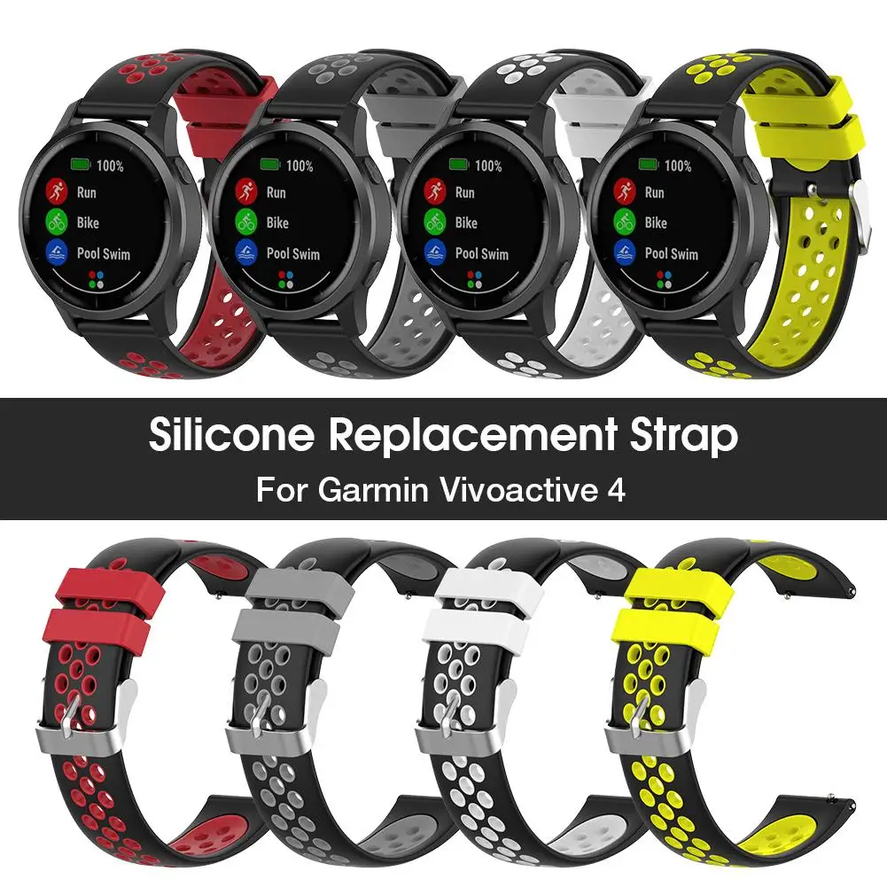 Silicone Replacement Strap For Garmin Vivoactive 4 Samsung Gear S3 Fenix5 Forerunner 935 Quatix 5 Smart Soft Breathable Bracelet
Silicone Replacement Strap For Garmin Vivoactive 4 Samsung Gear S3 Fenix5 Forerunner 935 Quatix 5 Smart Soft Breathable Bracelet