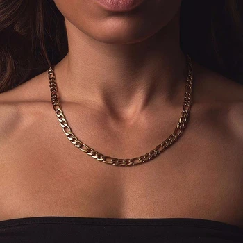 FIGARO CHAIN CHOKER NECKLACE IN GOLD COLOR STAINLESS STEEL SHORT NECKLACE MINIMALIST CHOKER TRENDY CHOKER STACKING BOHO JEWELRY
FIGARO CHAIN CHOKER NECKLACE IN GOLD COLOR STAINLESS STEEL SHORT NECKLACE MINIMALIST CHOKER TRENDY CHOKER STACKING BOHO JEWELRY