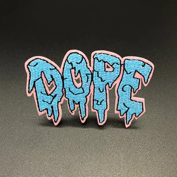 Trend letters dope Creativity Embroidered Iron On Patches Sewing Applique Jacket Backpack Clothing accessories badge cap badge
Trend letters dope Creativity Embroidered Iron On Patches Sewing Applique Jacket Backpack Clothing accessories badge cap badge