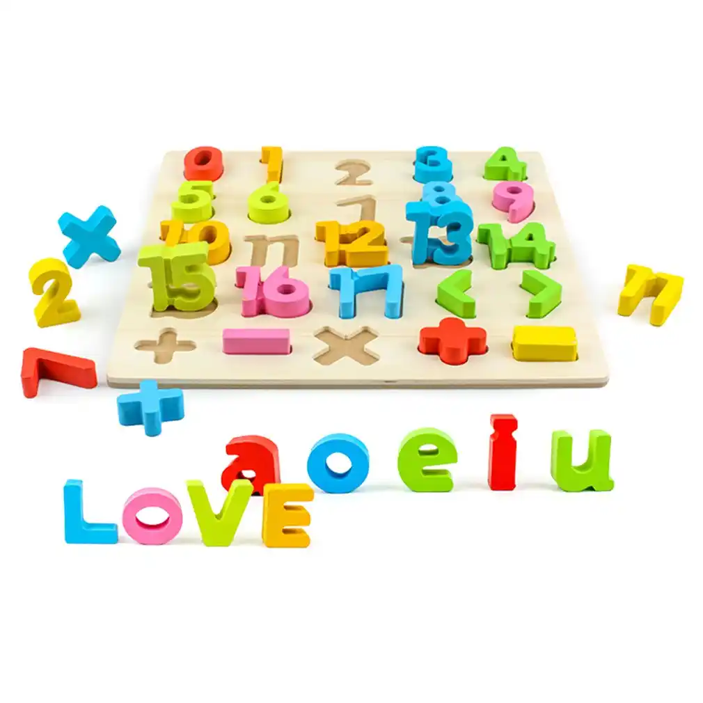 1 set 3d letter puzzle toys eco-friendly wooden children baby