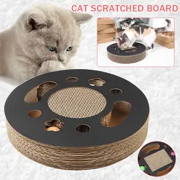 Cat Scratch Board Pet Disc Bell Ball Multi Holes Wear Resistant Training Corrugated Paper Grind Claw Entertainment With Catnip
Cat Scratch Board Pet Disc Bell Ball Multi Holes Wear Resistant Training Corrugated Paper Grind Claw Entertainment With Catnip