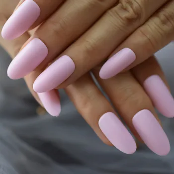 Medium Long Oval Press On Nail Matte Light Pink Nail Art Set 24 Nails Solid Manicure Tips EchiQ
Medium Long Oval Press On Nail Matte Light Pink Nail Art Set 24 Nails Solid Manicure Tips EchiQ
