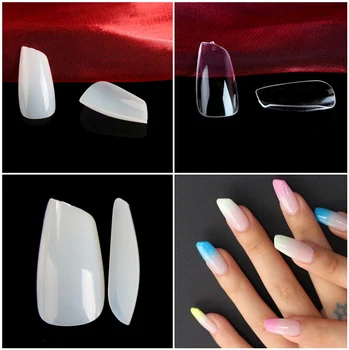 504Pcs Lipstick Acrylic Fake Nail Tips Full Cover Clear / Natural 12 Size 
504Pcs Lipstick Acrylic Fake Nail Tips Full Cover Clear / Natural 12 Size