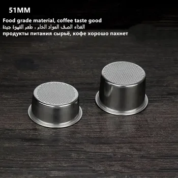 51mm 2/4 Cups Coffee Bottomless Portafilter Filter Basket Filter Replacement for Delonghi EC680/EC685 Espresso Machine Parts
51mm 2/4 Cups Coffee Bottomless Portafilter Filter Basket Filter Replacement for Delonghi EC680/EC685 Espresso Machine Parts
