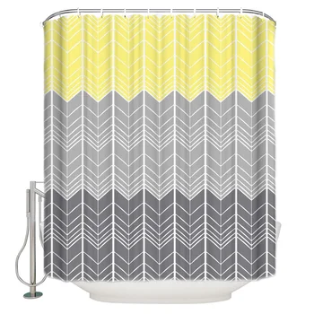 Ins Wind Geometry Gradient Yellow Grey Shower Curtain Decor with Hooks Waterproof
Ins Wind Geometry Gradient Yellow Grey Shower Curtain Decor with Hooks Waterproof