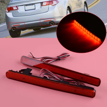 2pcs LED Rear Bumper Reflector Turn Signal Light Brake Lamp Red Car Fit For Acura TSX 2009 2010 2011 2012 2013 2014
2pcs LED Rear Bumper Reflector Turn Signal Light Brake Lamp Red Car Fit For Acura TSX 2009 2010 2011 2012 2013 2014