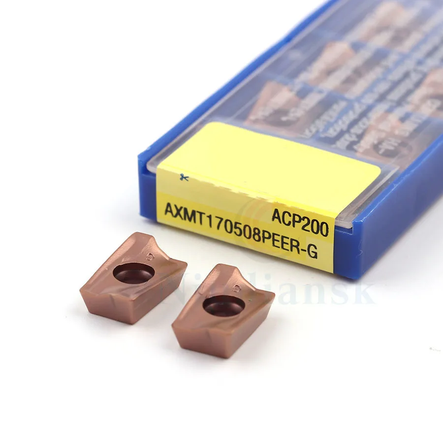 100% Оригинальный AXMT170508PEER G ACP200 Высококачественная карбидная фрезерная вставка внешний токарный инструмент