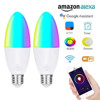 Smart WIFI Bulb Tuya Light Bulb Phone Remote Control LED Bulb Compatible With Alexa Google Home Voice Control Bulb Home Decor
Smart WIFI Bulb Tuya Light Bulb Phone Remote Control LED Bulb Compatible With Alexa Google Home Voice Control Bulb Home Decor