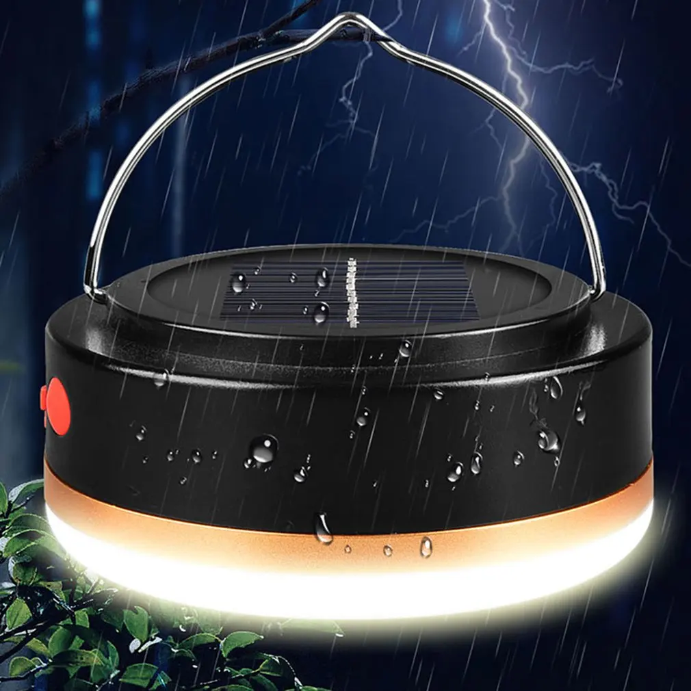Solar Bulb Light Usb Charging Led Camping Household Emergency Outdoor Waterproof Electronic Display |