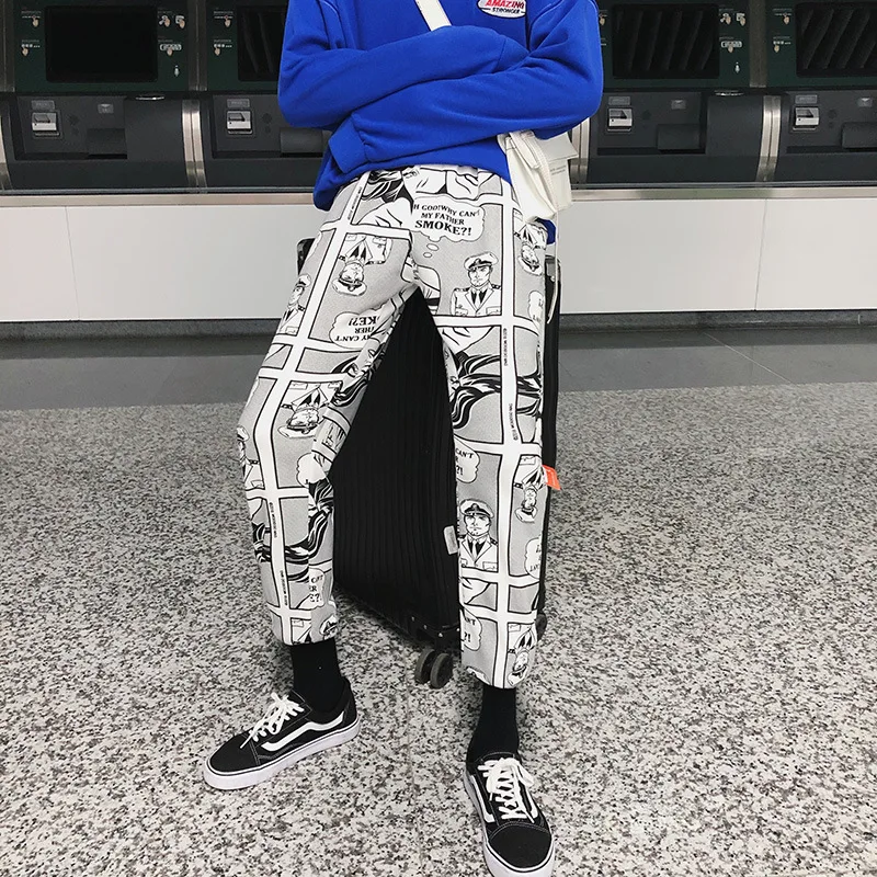 19/Autumn New Style Popular Brand INS Men's Loose-Fit Hip Hop Hip Hop Casual Sports Pants Origional Pattern K9788/P55
19/Autumn New Style Popular Brand INS Men's Loose-Fit Hip Hop Hip Hop Casual Sports Pants Origional Pattern K9788/P55