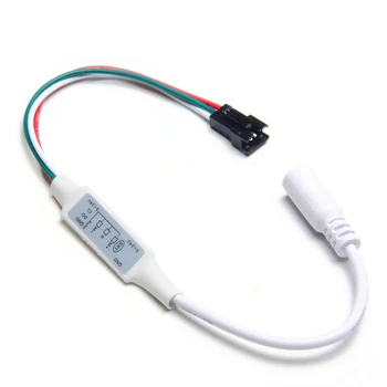 DC 3key Button Control Dimmer for 3pin WS2812 Digital LED Pixel Strip Module Light with DC Female Connector WS2812B Controller
DC 3key Button Control Dimmer for 3pin WS2812 Digital LED Pixel Strip Module Light with DC Female Connector WS2812B Controller