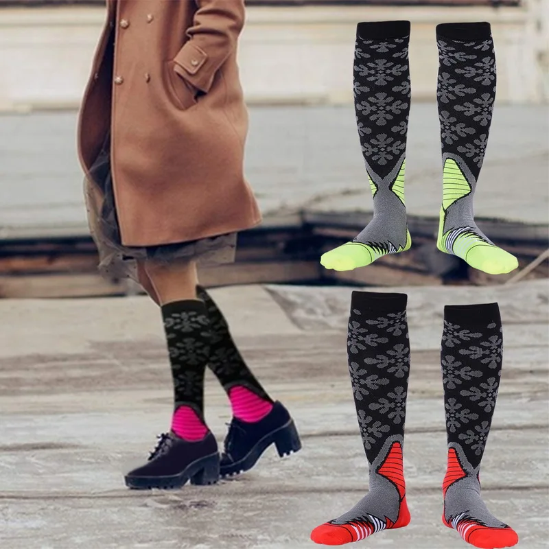 CALOFE New 1 Pair Unisex Knee High Compression Sports Socks Running Stretch Shin Splints Flight Athletic Sock Men Women Cycling
CALOFE New 1 Pair Unisex Knee High Compression Sports Socks Running Stretch Shin Splints Flight Athletic Sock Men Women Cycling