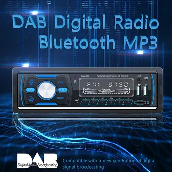 Bluetooth Autoradio Car Stereo Radio Receiver DAB DAB+ FM AM RDS 1 Din Panel Seven Colorful Lights Car MP3 Multimedia Player
Bluetooth Autoradio Car Stereo Radio Receiver DAB DAB+ FM AM RDS 1 Din Panel Seven Colorful Lights Car MP3 Multimedia Player