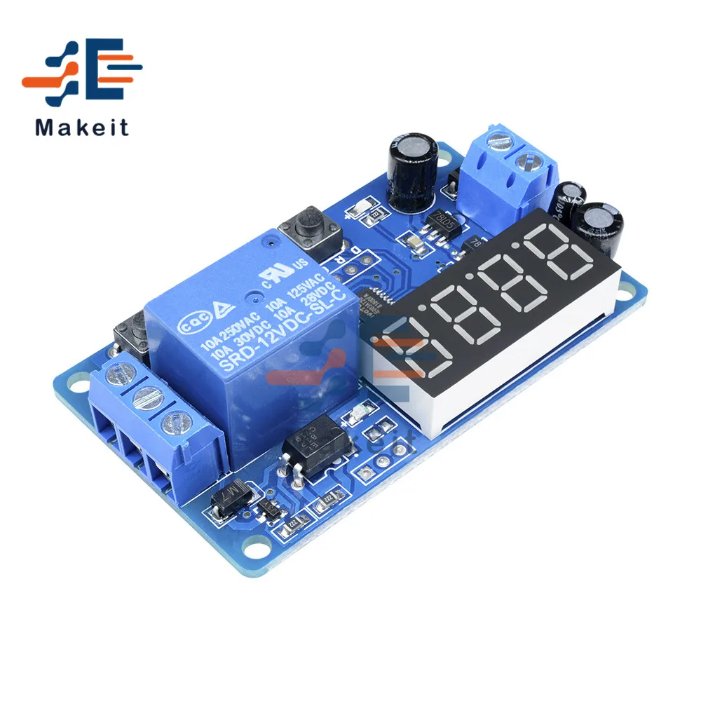 12V Delay Relay Digital Display LED Timer Control Switch Relay Module Automation 4 Bits Opto-isolated Output Timing Relay
12V Delay Relay Digital Display LED Timer Control Switch Relay Module Automation 4 Bits Opto-isolated Output Timing Relay