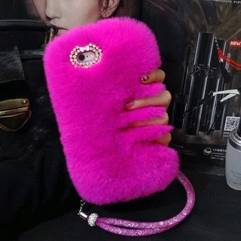 Luxury Women Fluffy Winter Warm Wool Rabbit Hair Rhinestone Diamond Cover For Samsung a50 a70 s8 s9 a40 a20 s10 plus phone case 
Luxury Women Fluffy Winter Warm Wool Rabbit Hair Rhinestone Diamond Cover For Samsung a50 a70 s8 s9 a40 a20 s10 plus phone case