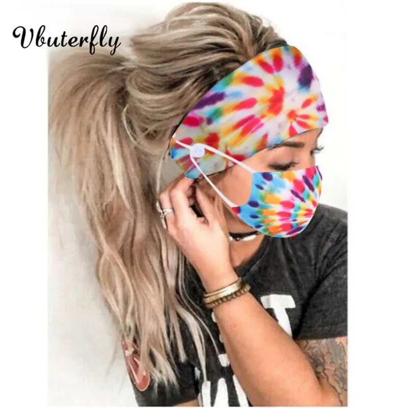 Rainbow Tie-dyed Headband Set Spiral Pattern Wrap Moisture Wicking Spandex Headband with Button + Face Cover Non-slip #JK38FH-P3
Rainbow Tie-dyed Headband Set Spiral Pattern Wrap Moisture Wicking Spandex Headband with Button + Face Cover Non-slip #JK38FH-P3
