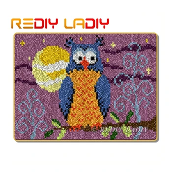 Latch Hook Rug Kits Make Your Own Rug Moon Owl Crocheting Cushion Mat DIY Carpet Rug Acrylic Yarn Printed Canvas Hobby & Crafts
Latch Hook Rug Kits Make Your Own Rug Moon Owl Crocheting Cushion Mat DIY Carpet Rug Acrylic Yarn Printed Canvas Hobby & Crafts