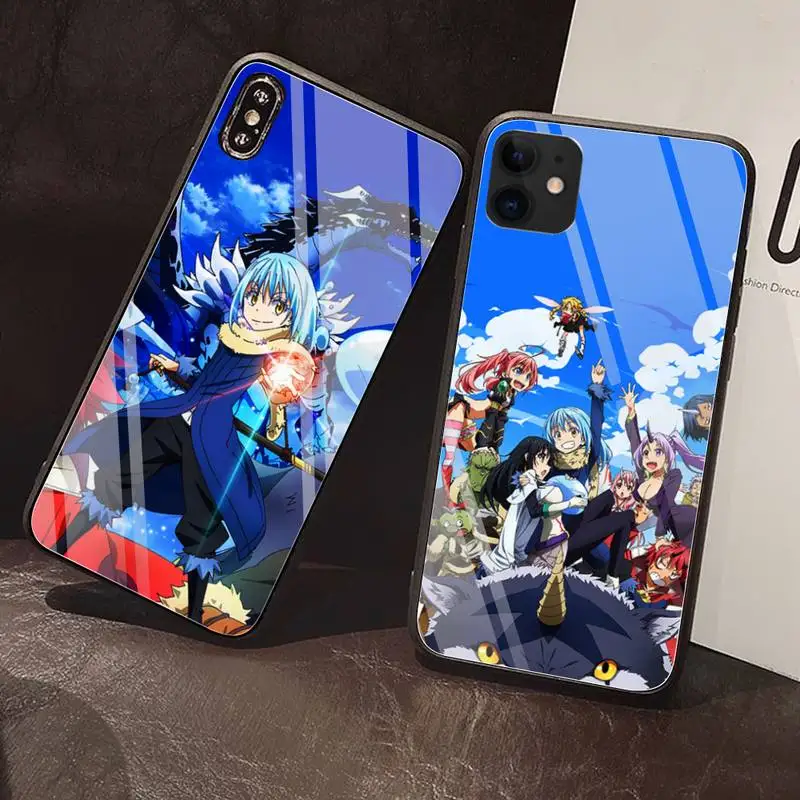 Tensei Shitara Slime Datta Ken чехол для телефона из закаленного стекла iPhone 12 11Pro Max Mini XR XS MAX 8X7 6S