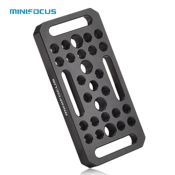 MINIFOCUS Video Switching Cheese Plate Camera Easy Plate for Railblocks Dovetails Short Rods For DSLR Camera Cage 15mm Rig
MINIFOCUS Video Switching Cheese Plate Camera Easy Plate for Railblocks Dovetails Short Rods For DSLR Camera Cage 15mm Rig