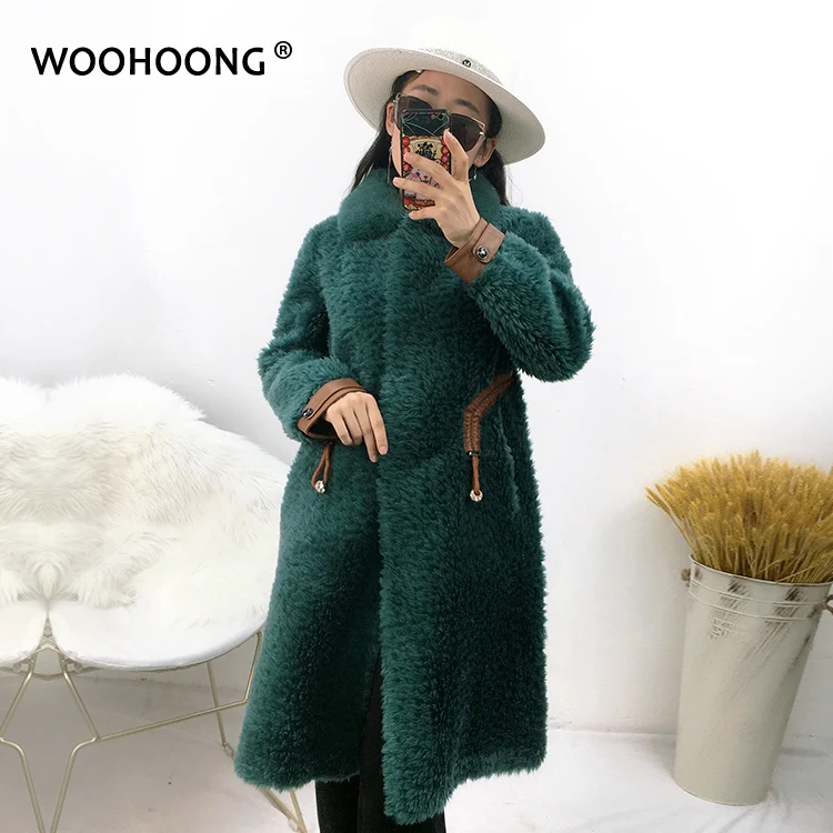 X-Long Real Fur Wool Coat Mink Collar Female Wool Jacket Sheep Shearing Overcoat Warm Jacket Natural Wool Lamb
X-Long Real Fur Wool Coat Mink Collar Female Wool Jacket Sheep Shearing Overcoat Warm Jacket Natural Wool Lamb