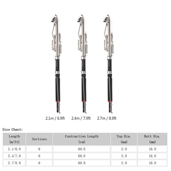 Upgraded Automatic Fishing Rod New Adjustable Telescopic Fish Pole Stainless Steel Cashing Rod Without Reel
Upgraded Automatic Fishing Rod New Adjustable Telescopic Fish Pole Stainless Steel Cashing Rod Without Reel