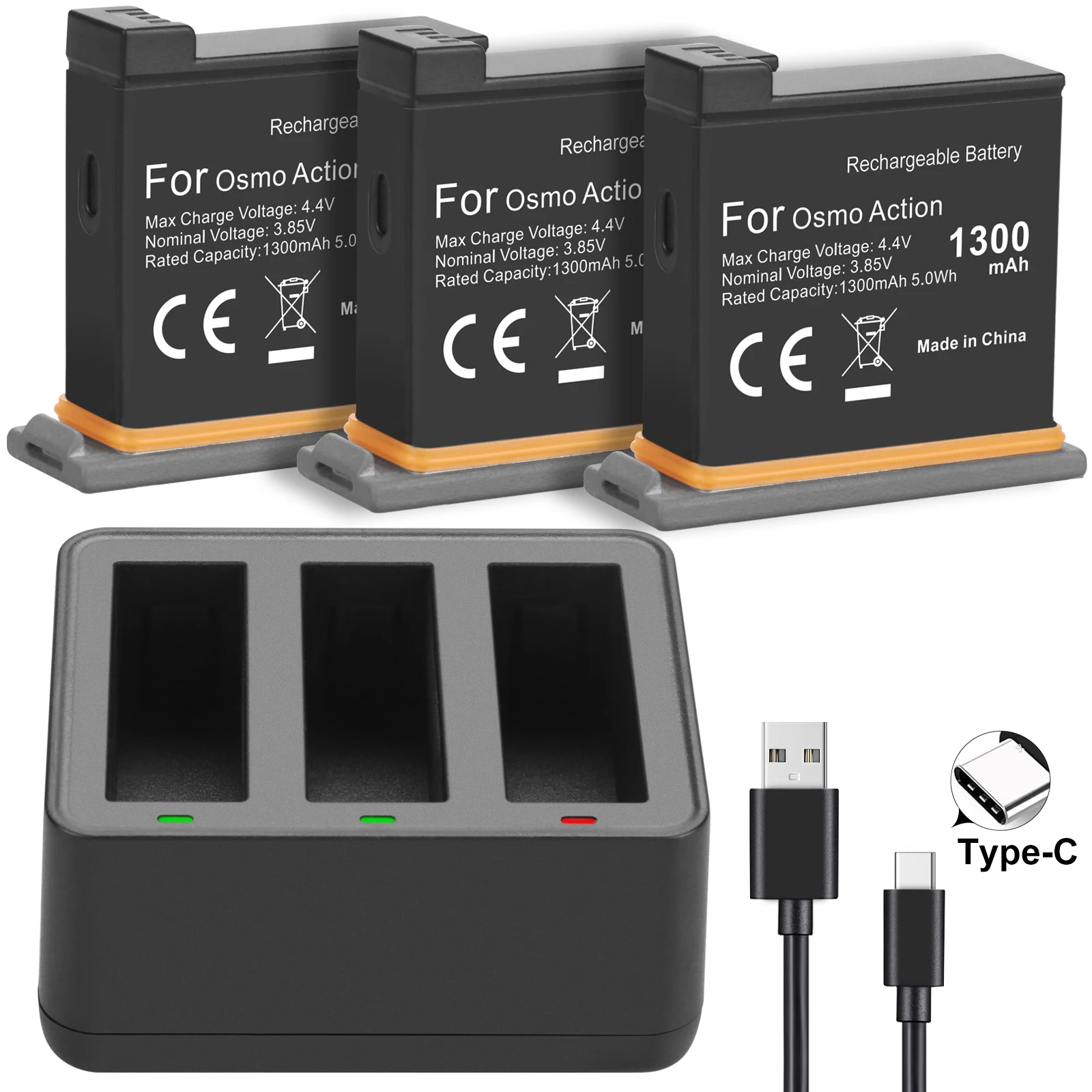 For DJI camera Battery DJI OSMO Action Camera Battery and 3-Slots Storage Charger for DJI OSMO Action Camera Battery
For DJI camera Battery DJI OSMO Action Camera Battery and 3-Slots Storage Charger for DJI OSMO Action Camera Battery