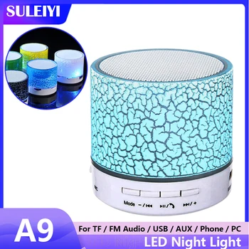 Mini Bluetooth Speaker LED Light Crack Wireless Loudspeaker TF Card MP3 Column Speaker FM Audio USB Bass For Phone/Computer
Mini Bluetooth Speaker LED Light Crack Wireless Loudspeaker TF Card MP3 Column Speaker FM Audio USB Bass For Phone/Computer