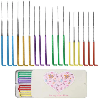 LMDZ 18Pcs 6 Colors Triangular Felting Needles Tool Kit Beginners DIY Craft Needlework Poke Needle Felting with Iron Box
LMDZ 18Pcs 6 Colors Triangular Felting Needles Tool Kit Beginners DIY Craft Needlework Poke Needle Felting with Iron Box