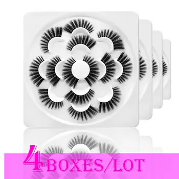 4 boxes/lot Synthetic Hair false eyelashes 7 pairs Luxurious unique Makeup Tools Reusable Cilios Set Customise Faux Eyelash
4 boxes/lot Synthetic Hair false eyelashes 7 pairs Luxurious unique Makeup Tools Reusable Cilios Set Customise Faux Eyelash