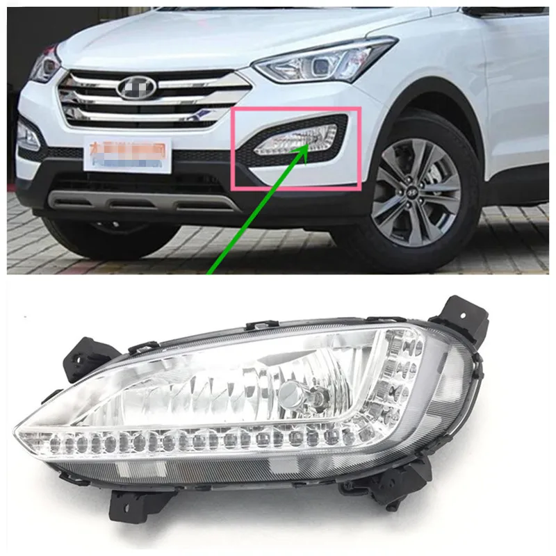 Front LED Fog Light For Hyunda i Santa Fe IX45 Left/Right Front Daytime Running Light/Front Fog Lamp
Front LED Fog Light For Hyunda i Santa Fe IX45 Left/Right Front Daytime Running Light/Front Fog Lamp