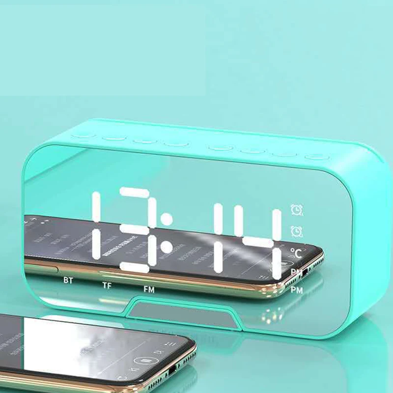 Mirror Alarm Clock Multifunction Bluetooth LED Mirror Digital Alarm Clock Wireless Bluetooth Speaker MP3 FM Radio Mirror
Mirror Alarm Clock Multifunction Bluetooth LED Mirror Digital Alarm Clock Wireless Bluetooth Speaker MP3 FM Radio Mirror