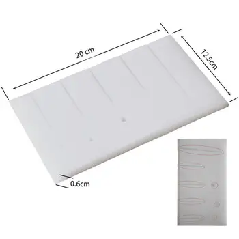 EZLIFE 20*12cm Grooved Cake Board Non Stick Petal Leaf Tool Cake Sugar Flower Decoration Board Board Veining Sugarcraft C0N1 
EZLIFE 20*12cm Grooved Cake Board Non Stick Petal Leaf Tool Cake Sugar Flower Decoration Board Board Veining Sugarcraft C0N1