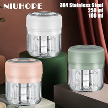 NIUHOPE Electric Garlic Masher Mini Chopper Vegetable Chili Meat Ginger Masher Machine USB Charging Blenders Kitchen Gadgets
NIUHOPE Electric Garlic Masher Mini Chopper Vegetable Chili Meat Ginger Masher Machine USB Charging Blenders Kitchen Gadgets