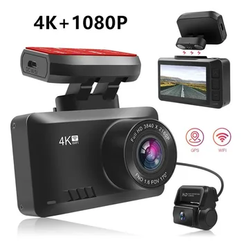 YAZH Car DVR Dash Cam 4K 3840*2160P 30FPS 2.4" Ultra HD WiFi Driving Recorder GPS Tracker Dashcam Registrar 24H Parking Monitor
YAZH Car DVR Dash Cam 4K 3840*2160P 30FPS 2.4" Ultra HD WiFi Driving Recorder GPS Tracker Dashcam Registrar 24H Parking Monitor