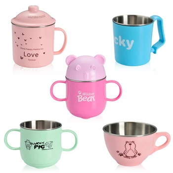 Children Cup Stainless Steel 304 Defence Fall Cartoon Glass Baby Heat Insulation Defence Burn Cup Double-deck Bring Cover
Children Cup Stainless Steel 304 Defence Fall Cartoon Glass Baby Heat Insulation Defence Burn Cup Double-deck Bring Cover