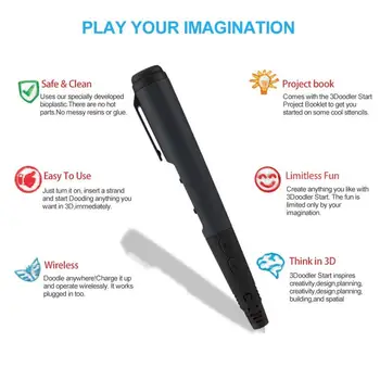 F20 Professional Intelligent 3D Printing Pen with OLED Display Stimulate Children's Imagination and Practical Ability
F20 Professional Intelligent 3D Printing Pen with OLED Display Stimulate Children's Imagination and Practical Ability