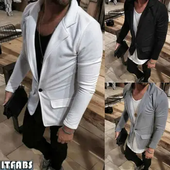 Men's Casual Slim Fit One Button Suit Blazer Coat Jacket Tops Men Fashion Autumn Winter Single Button Blazers Plus Size M-3XL
Men's Casual Slim Fit One Button Suit Blazer Coat Jacket Tops Men Fashion Autumn Winter Single Button Blazers Plus Size M-3XL